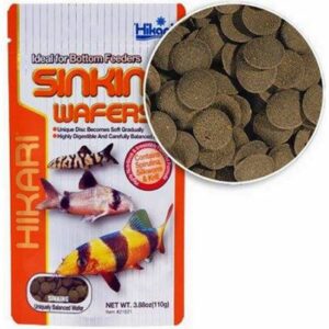 Hikari Sinking Wafers (110gram): Thức ăn cho tất cả các dòng cá tầng đáy (cá chuột, Pleco....)