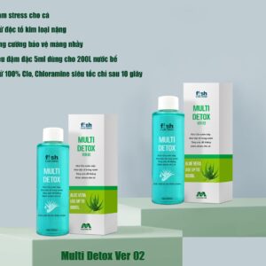 Multi Detox Ver 02 | Dung Dịch Khử Clo, Kim Loại, Chống Sốc, Giảm Stress Cho Cá