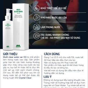 ￼Chế Phẩm Làm Trong Nước Multi Clear Water Ver.03