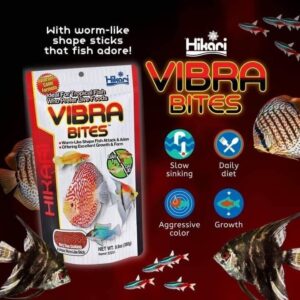 Thức ăn cá dĩa Hikari Vibra Bites