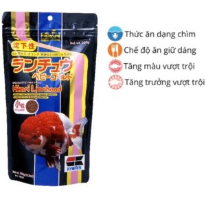 Thức Ăn Cám Cho Cá Vàng LionHead Phát Triển Đầu Nanh Vượt Trội