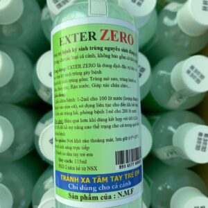 EXTER ZERO - Chuyên trị mỏ neo, trùng bánh xe, thuỷ tức, sán, rận nước trên cá (115ml)