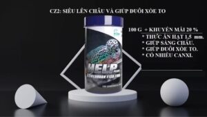 Thức ăn cho cá la hán CZ2-Hỗ trợ lên châu và kỳ cờ