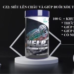 Thức ăn cho cá la hán CZ2-Hỗ trợ lên châu và kỳ cờ