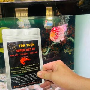 Tôm trộn dành cho các loại cá lên màu như : La Hán , Két , Cá Dĩa , Guppy , Betta  …v…!