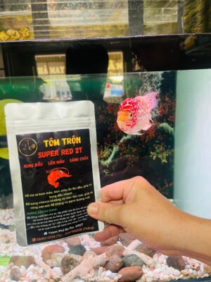 Tôm trộn dành cho các loại cá lên màu như : La Hán , Két , Cá Dĩa , Guppy , Betta  …v…!