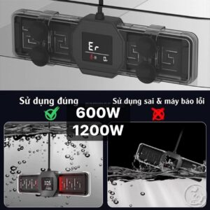 ￼Sưởi MAYIN 600W | 1200W | Sưởi Tự Động Chuyển Đổi Tần Số Tiết Kiệm Điện - Tự Động Tắt Khi Hụt Nước