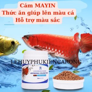 ￼Thức Ăn Siêu Tăng Màu Cá Rồng Mayin Arowana colour Feed 500gr - Cám Tăng Màu Cho Cá Rồng