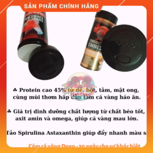 Cám cá vàng Deep đạm côn trùng, lên màu đẹp, tăng size nhanh