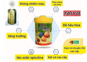 Taiyo Bit Complete Taiyo Ấn Độ thức ăn chuyên cho cá Dĩa 70Gr