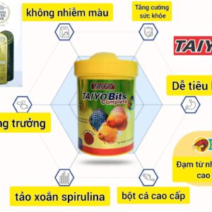 Taiyo Bit Complete Taiyo Ấn Độ thức ăn chuyên cho cá Dĩa 70Gr