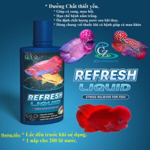 Dung dịch vitamin cho cá Refresh Liquid của Thương hiệu CZ Aqua Product dến từ Thái Lan