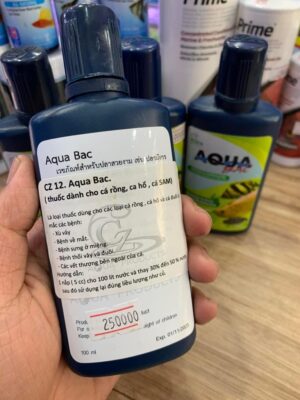 AQUA BẠC Cho Cá Rồng, Cá Hổ, Cá Sam Chai 100ml Hàng Chính Hãng Thái Lan