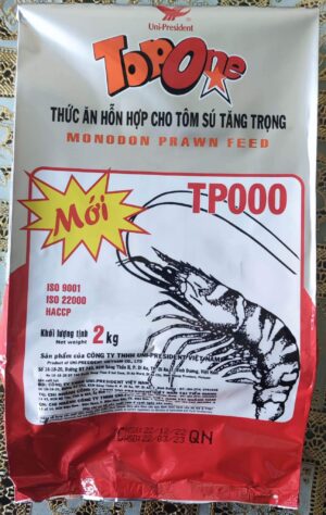 Thức ăn tôm TopOne/2kg