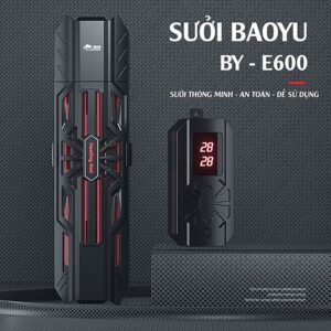 ￼Máy Sưởi Bể Cá Baoyu BY-E600 600W 800W 1000W 1200W 1500W - Sưởi Baoyu E600 Cao Cấp