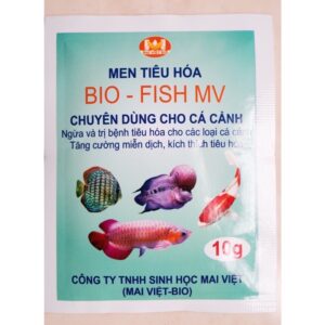 ￼Men Tiêu Hóa Cho Cá Bio - Fish MV Gói 10 gram Hàng Công Ty