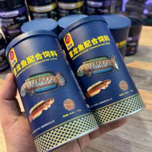 ￼Thức Ăn Cá Lóc Giúp Lên Màu Cá, Tăng Màu Sắc, Bóng Vảy Porpoise Hủ 125g