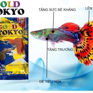 Thức ăn cá cảnh Tokyo Gold 100g